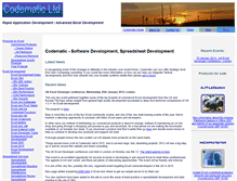 Tablet Screenshot of codematic.net